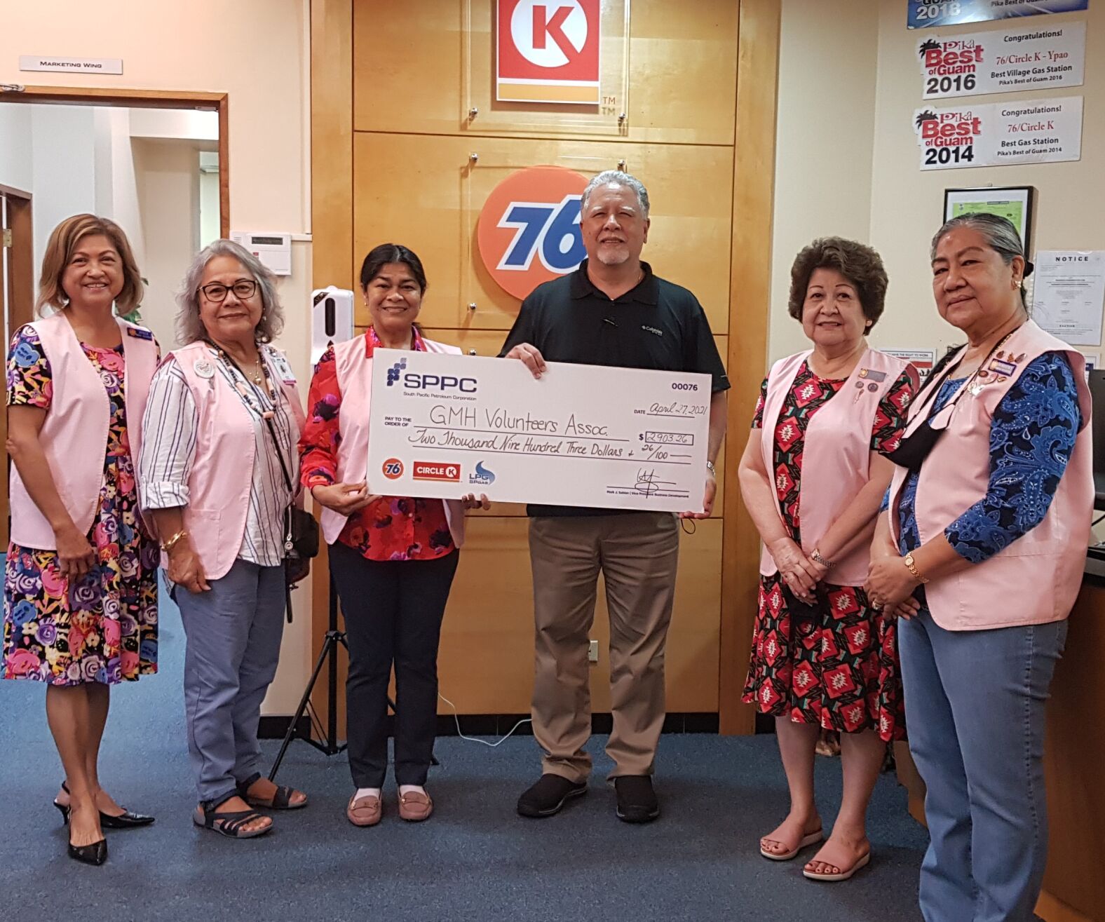 SPPC donates to GMH Volunteers Association